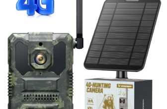 4G Trail Wildlife Camera Solar Panel 7800mAh Battery Hunting Game Night Vision