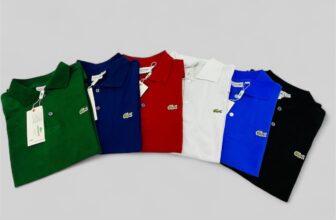 LACOSTE PIQUE COTTON SHORT SLEEVE POLO SHIRT FOR MENS