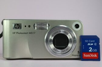 HP Digital Camera Photosmart M517 5.2MP Silver Tested