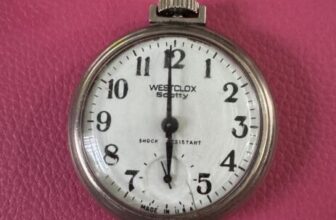 Vintage Westclox Scotty Pocket  Watch “Shock Resistant” Made In The USA.