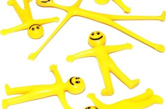 1-200 Stretchy Men Yellow Smile Faces Kids Birthday Party Bag Fillers Xmas Gift