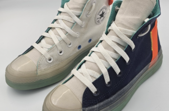 Converse Chuck Taylor All Star CX High Pop Bright White Navy Trainers UK Size 5