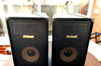A Pair of ProSound  200 prog 10″ Speaker 100 RMS   8 ohms    P S 10    Working