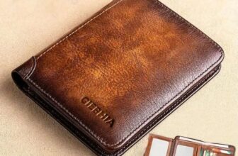 Cowhide Leather Men Wallet RFID Multifunction Credit Card Holder UK Seller