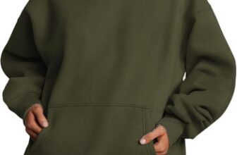 Famulily Ladies Oversized Hoodies Pullover Long Sleeve Sweatshirt Autumn Winter