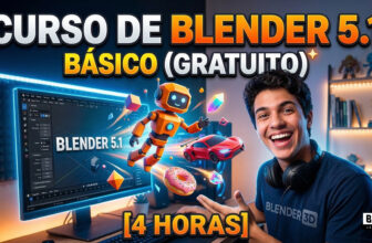 Free Blender 5.1 Beginner Course in Brazilian Portuguese (4 Hours)
