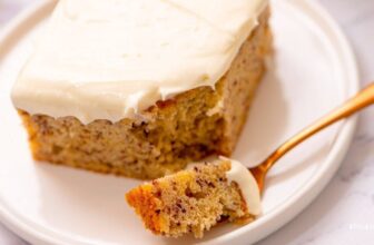 Sour Cream Banana Cake with Cream Cheese Frosting
