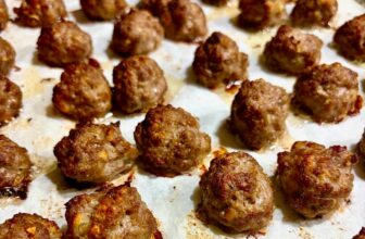 Mini Meatballs. A very versatile big batch recipe for the freezer!