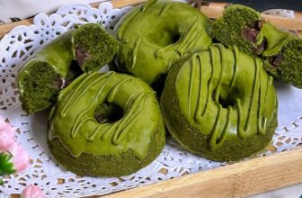 Matcha Red Bean Tea Cakes