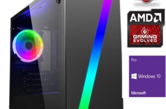 Ultra Fast AMD Dual Core 16GB 1TB Home Gaming PC Computer Seven RGB Windows 10