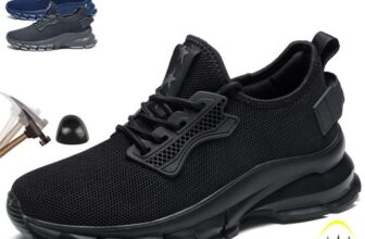 Mens Safety Shoes Womens Comfy Hiking Work Boots Durable Steel Toe Cap Trainers
