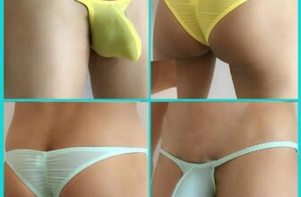 Men’s Sexy Underwear Low waist Boxers Bikini Briefs Mini ice silk Underpants