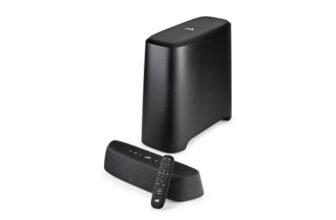 Polk MagniFi Mini AX Ultra compact Dolby Atmos and DTS X Sound Bar and Subwoofer
