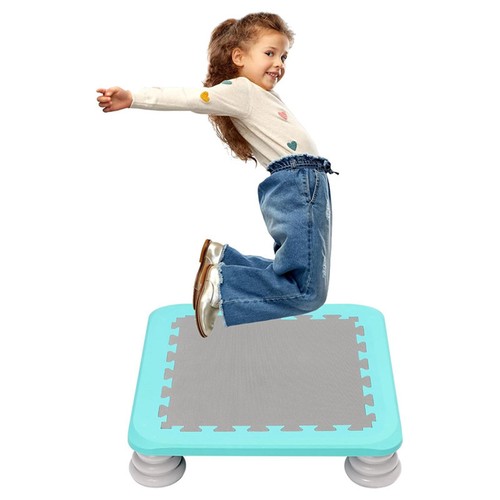 Mini Indoor Trampoline for Kids–Autism-Friendly Sensory Toy with PU Foam Padding
