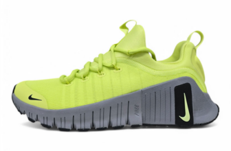 Nike Free Metcon 6 Light Lemon Twist Cross Fit Gym Trainers (FJ7127 700)