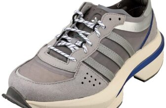 adidas Esiod Mens Fashion Trainers in Grey Silver – 5 UK
