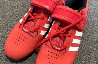 Adidas Adipower 1 – Red – NEW – Size 9
