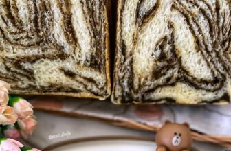 cathy’s joy: Hojicha Layered Bread