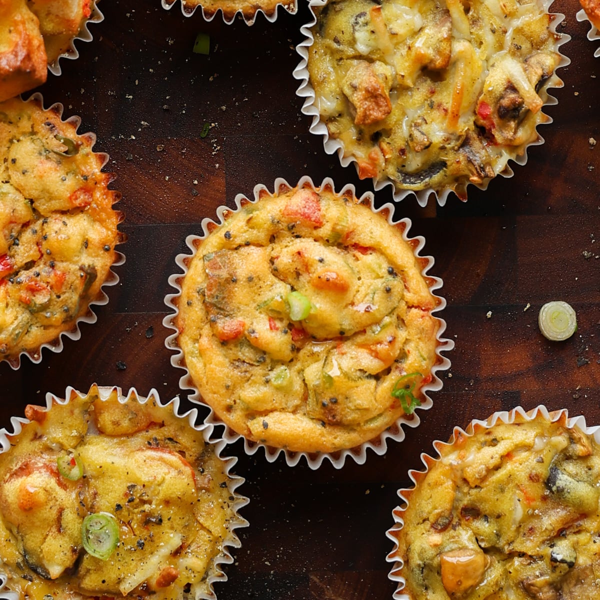 Moong Egg Muffins, 3 Ways