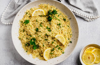 Fluffy Lemon Couscous Recipe in 10 Minutes