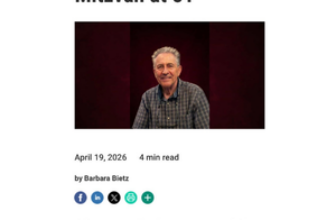 Article on Aish.com – My Father’s Bar Mitzvah at 81