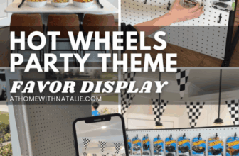 DIY Pegboard + PVC Pipe Favor Display Stand – At Home With Natalie