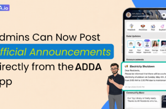 Post Announcements from the ADDA App
