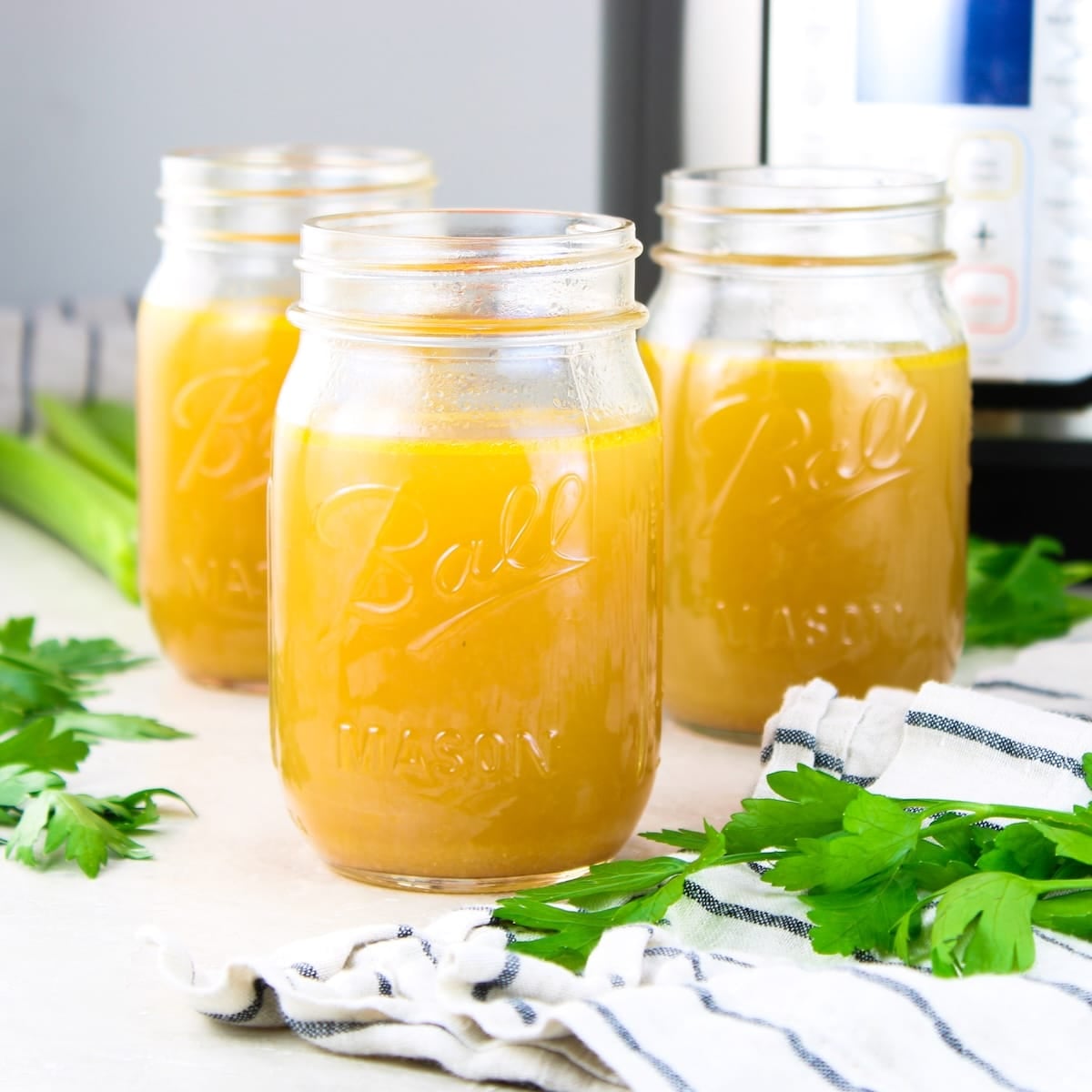 Instant Pot Bone Broth Recipe (Better Than Store-Bought)