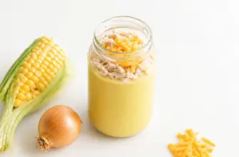 Corn, Chicken and Cheddar Puree for Babies