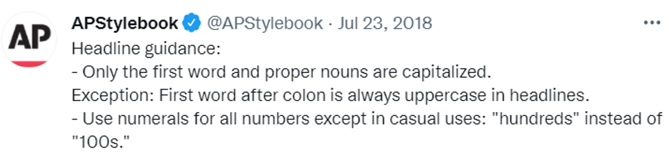 Can you use numerals at the start of a sentence?