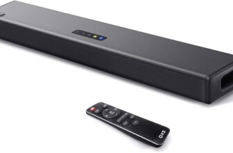 S3 Soundbar for TV, Home Theater Audio with Bluetooth 5.0, Dynamic Bass, 3D Surr
