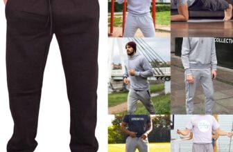 Mens Jogging Bottoms Elasticated Waist Trouser Gym Sweatpant Pockets Joggers