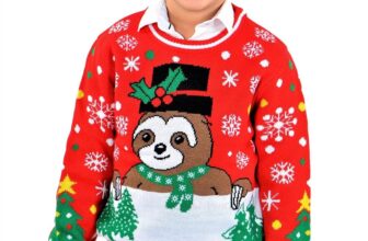 SOCAL LOOK Kids Ugly Christmas Sweater – Funny Holiday Pullover for Boys & Girls
