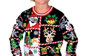 SOCAL LOOK Kids Ugly Christmas Sweater – Funny Holiday Pullover for Boys & Girls