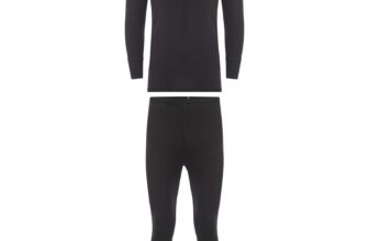 Kids Thermal Long Sleeve Top & Pants Set, Boys Girls Warm Winter Underwear