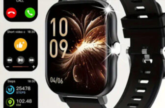 Smart Watch Wireless 5.0 Android,Iphone Compatible Music Pic,Vid 1.8FTCHD Black