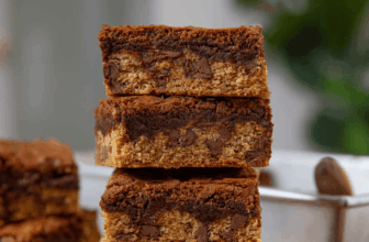 Double Trouble Cookie Brownie Bars!