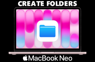 How To Create Folder In MacBook Neo