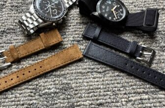 Suede on Omega Speedmaster FOIS & Leather on Bremont Broadsword Jet – GNOMONIST