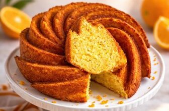 The Ultimate Moist Orange Cake, slice of sunshine.