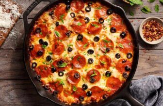 Skillet Pizza Casserole – Budget Bytes
