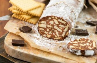 Italian Chocolate Salami Recipe – Easy No-Bake dessert