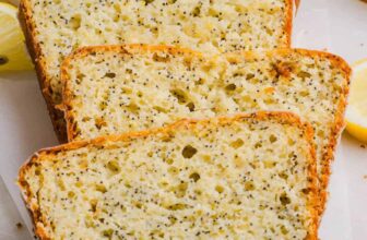 Healthy Lemon Poppy Seed Bread