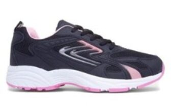 Womens Trainers Blue Adults Ladies Lace Up Navy Pink Chunky Gripped Mesh SIZE