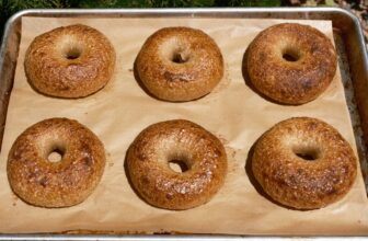 Crispy and Chewy New Wave Sourdough Bagels (With Video)