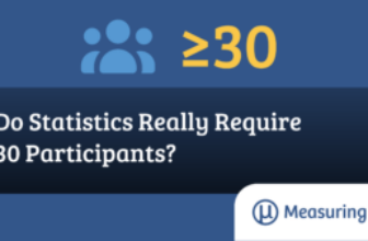 Do Statistics Really Require 30 Participants? – MeasuringU