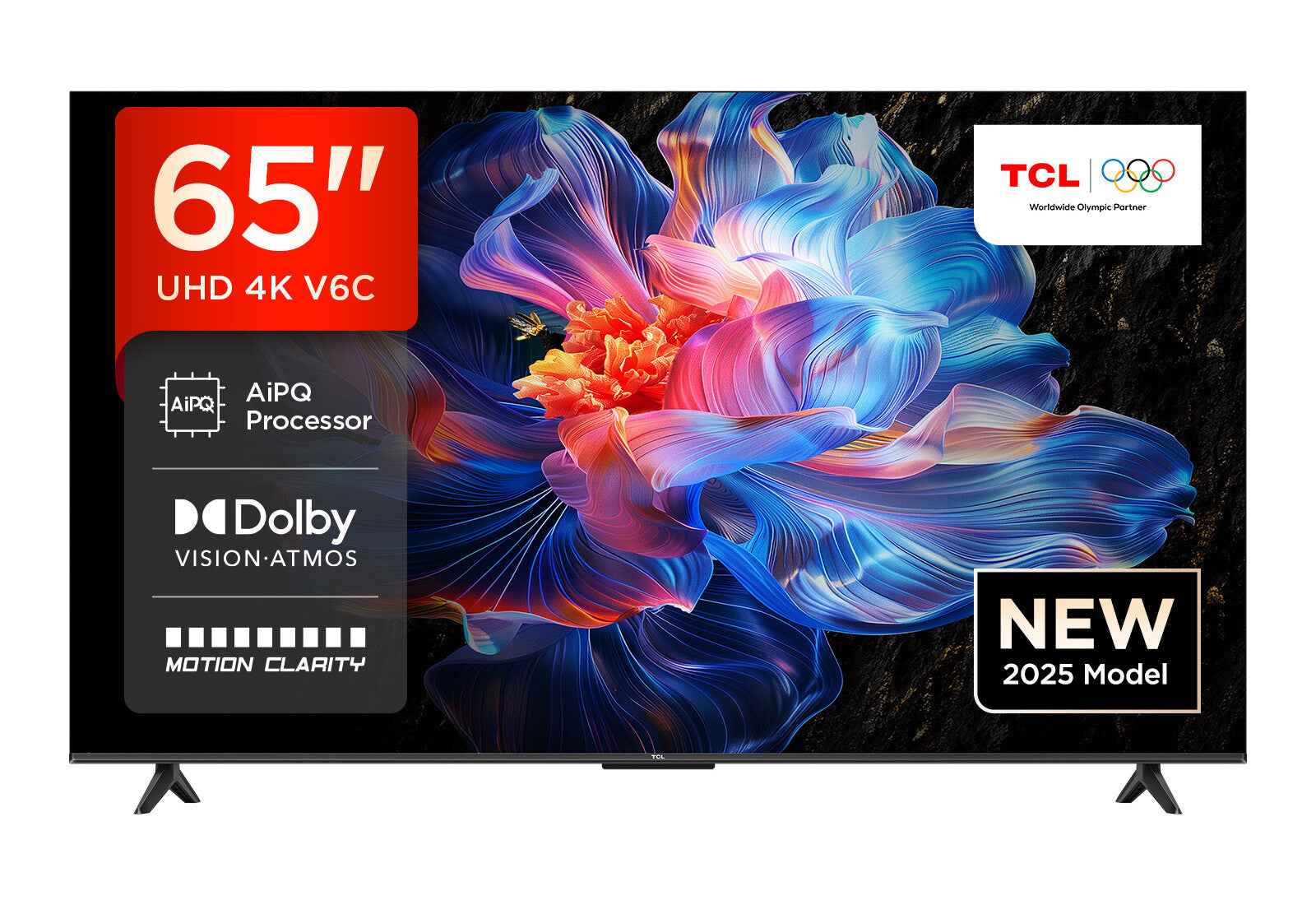 TCL 65V6C-UK TV 165.1 cm (65") 4K Ultra HD Smart TV Wi-Fi Metallic 280 cd/m²