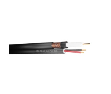 Securi-Flex SFX/59+2C-0.75-LSF-BLK-200 coaxial cable 200 m No Black