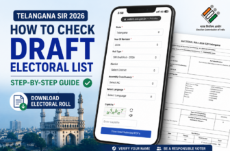 How to Check Telangana SIR 2026 Draft Electoral Roll Online