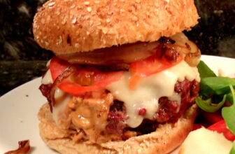 Peanut Butter Stuffed Burger – Date Night Doins BBQ For Two